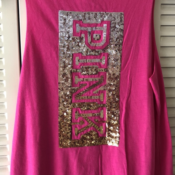 Victoria’s Secret Pink Sequin Tank Top - Picture 5 of 6